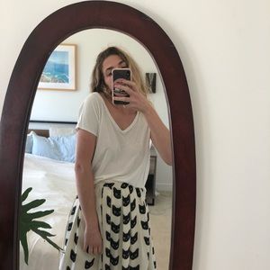 Whit v-neck classic tee